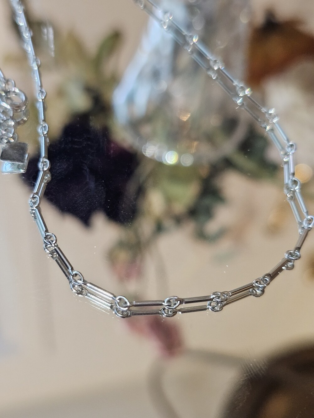 Vintage Silver Link Necklace